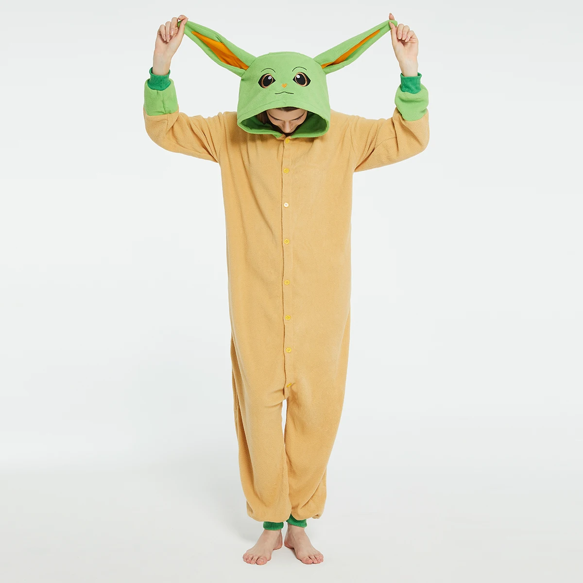 Baby Clothing Unisex - Dewasa Yoda Bayi Grogu Onesies Kostum