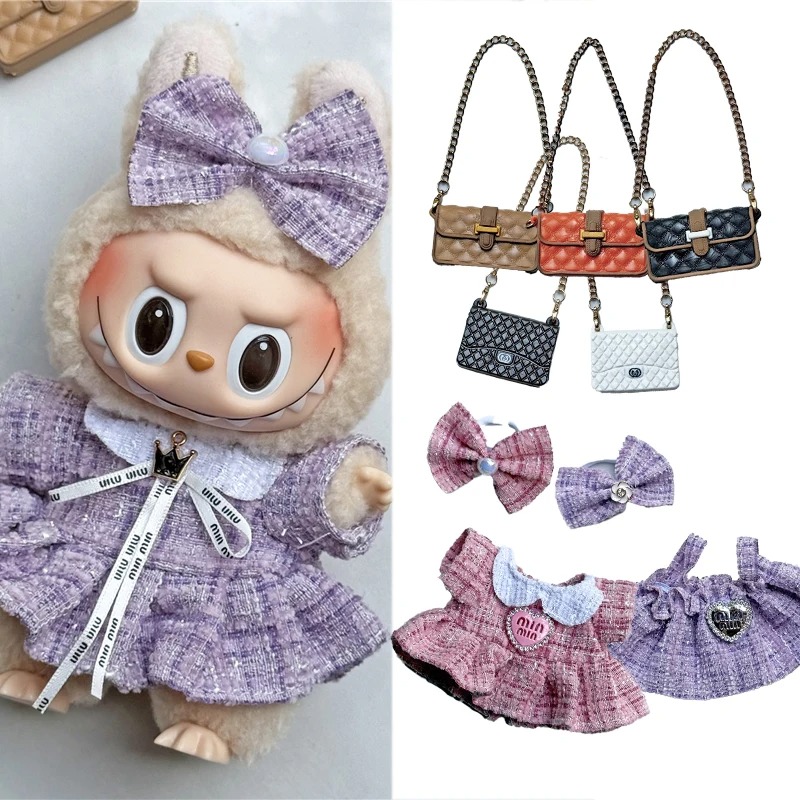 Baby Clothing Unisex - 15 17cm Untuk Boneka Labubu Gaun