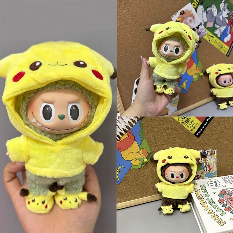 Baby Clothing Unisex - 15 17cm Untuk Boneka Labubu Kartun