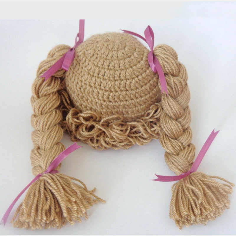 Baby Hat Beanie - Topi Cosplay anak perempuan, topi Wig