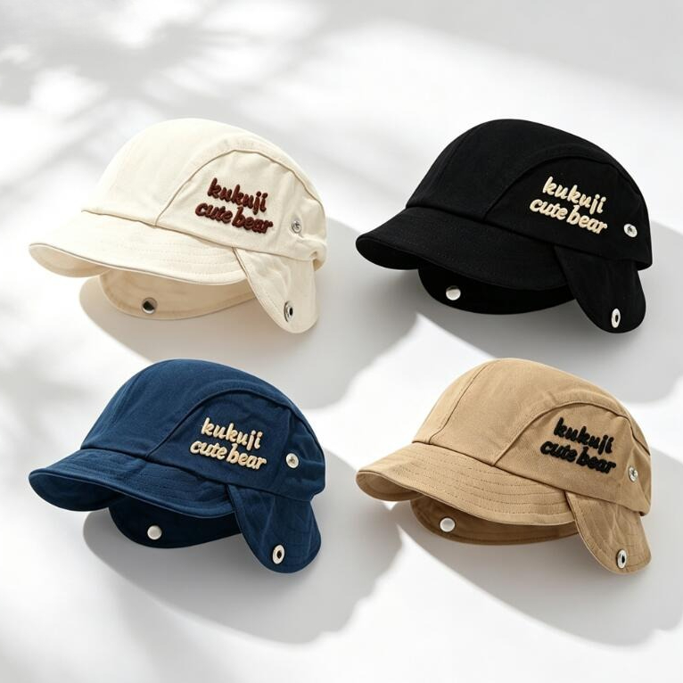 Baby Hat Beanie - Topi Penutup Telinga Bayi Musim Gugur
