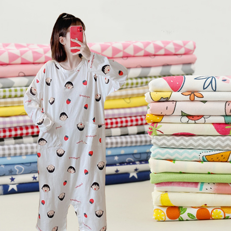 Baby Clothing For Bed - Kain Kepar Katun Dicetak Kain Bergaris