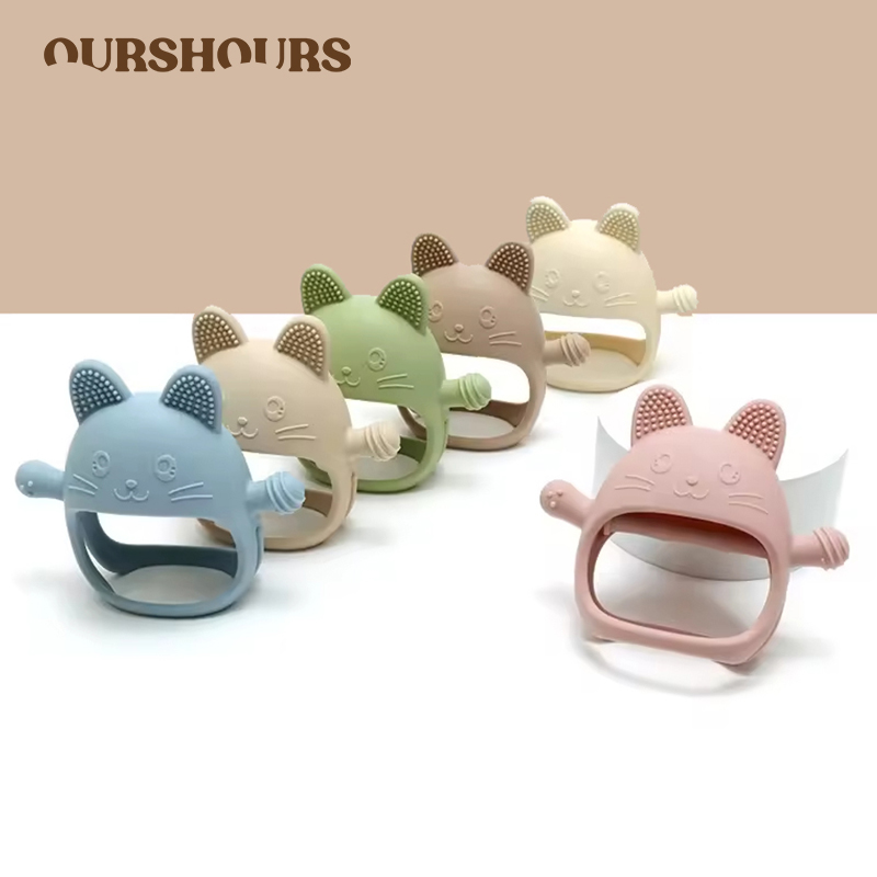 Baby Mittens Scratch - 1 Buah Mainan Sarung Tangan Teether