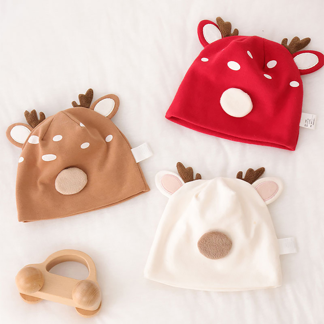 Baby Hat Beanie - Topi Bayi Rusa Kecil yang Lucu,