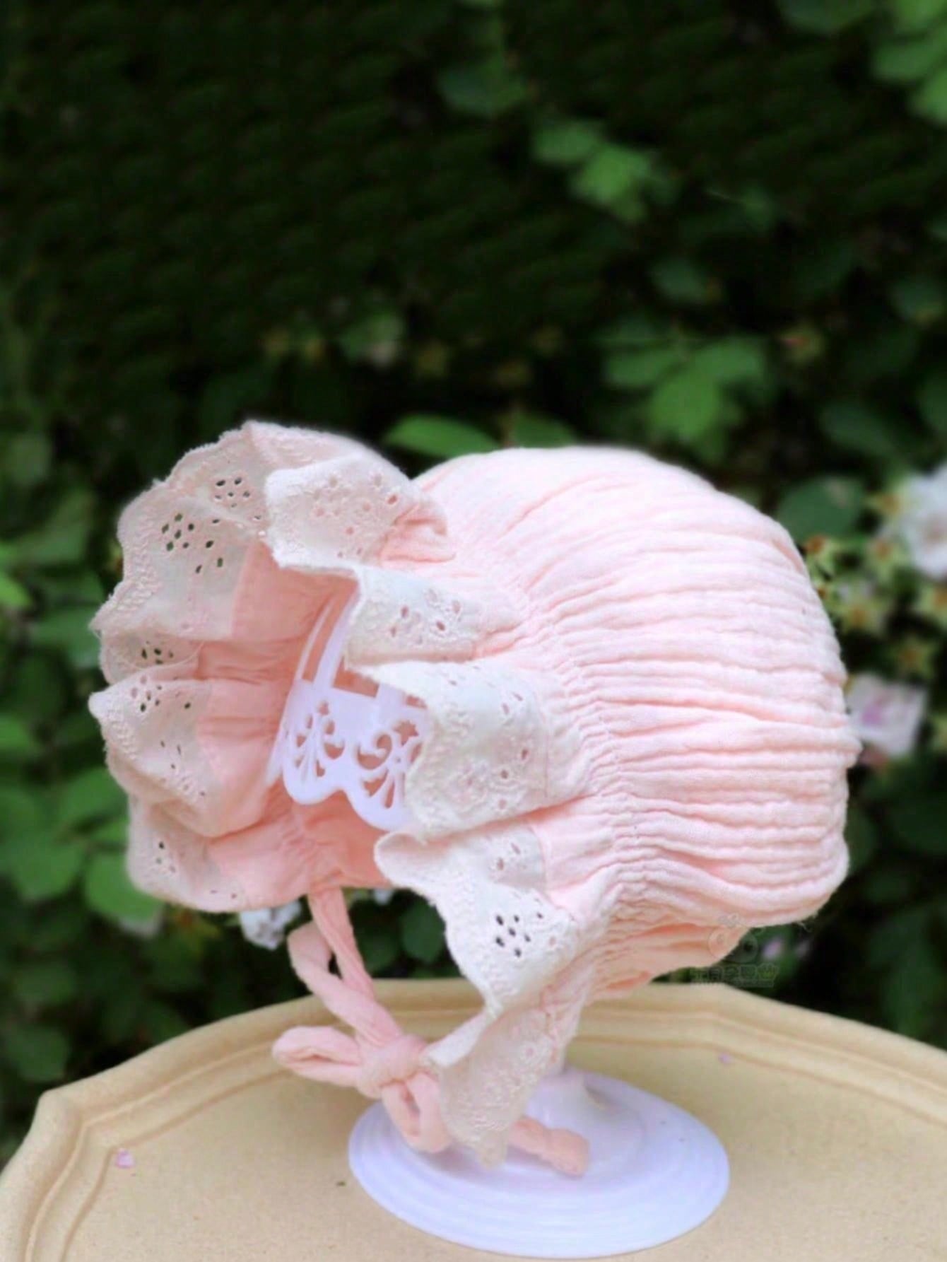 Baby Hat Beanie - 1 Buah Topi Bayi Renda Bunga