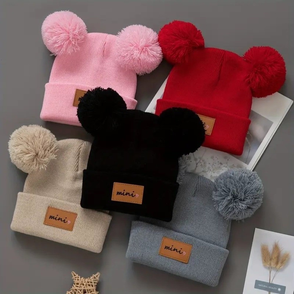 Baby Hat Beanie - Topi Rajut Bayi Usia 0-3 Tahun,