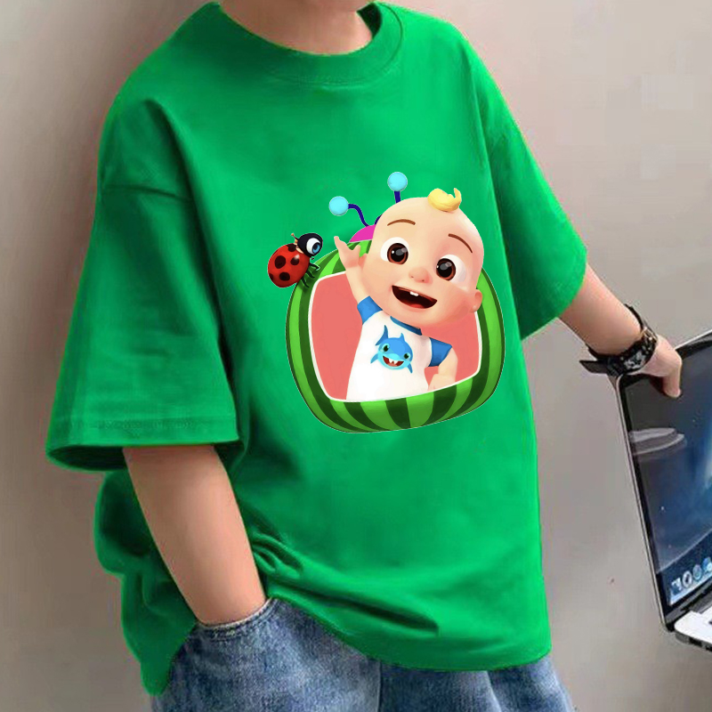 Baby Clothing Unisex - Kaus Bayi Cocomelons Kaus Lengan Pendek