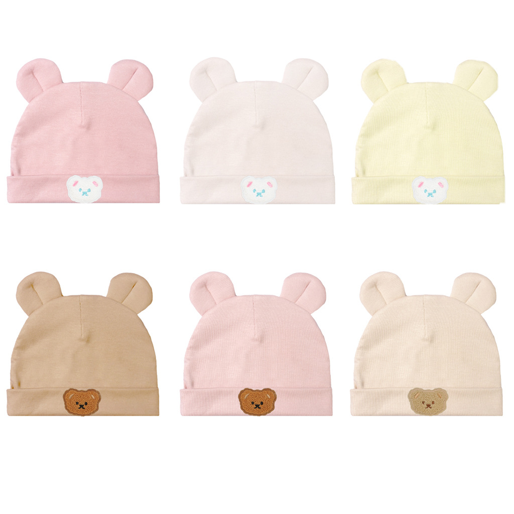 Baby Hat Beanie - Topi Beanie Katun Bayi Bordir Telinga