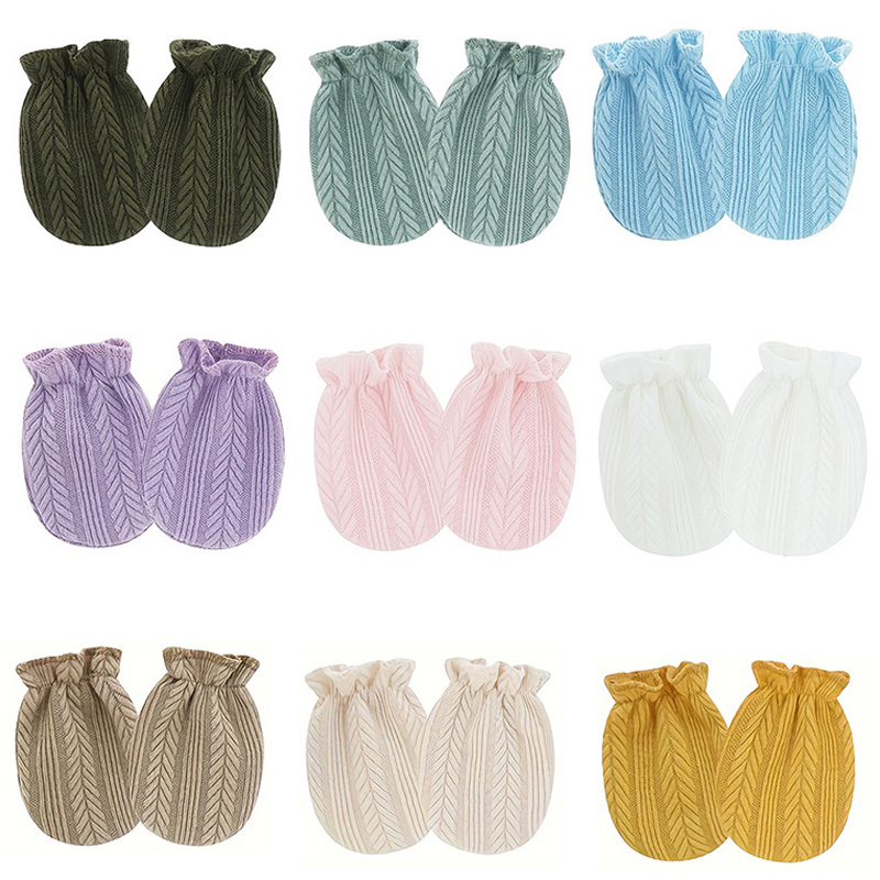 Baby Mittens Scratch - 6 Pasang/Lot Sarung Tangan Bayi Baru