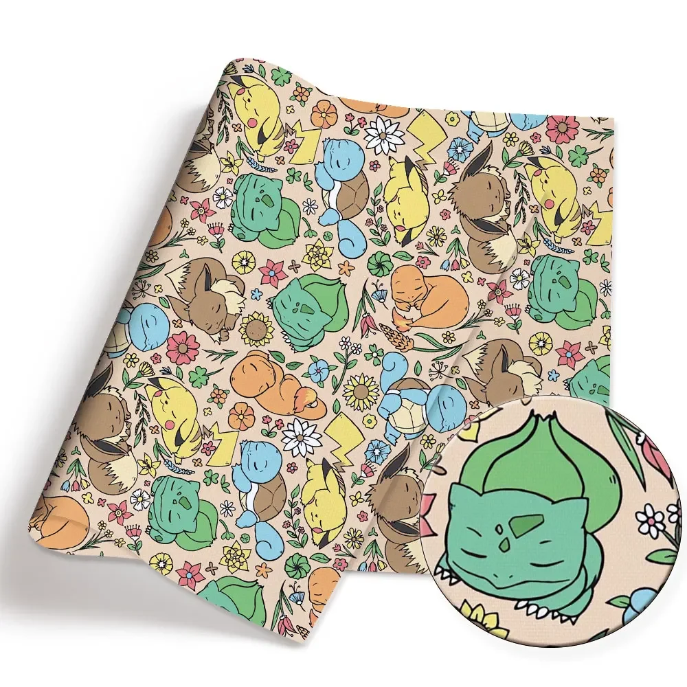 Kain Kartun Pokemon 140*50Cm J - Baby Clothing Fabric ulasan dan harga