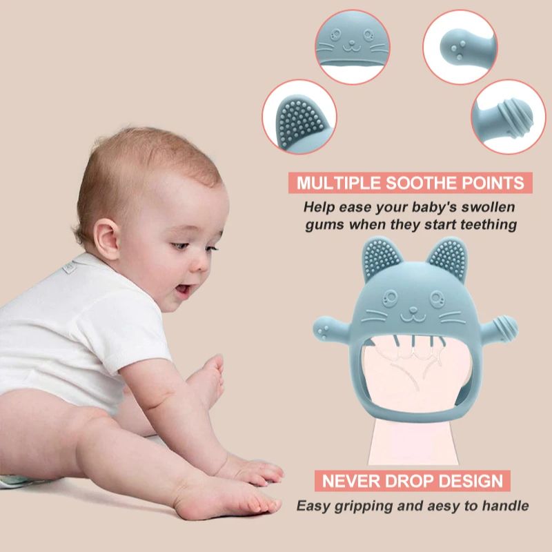 1 Buah Mainan Sarung Tangan Te - Baby Mittens Scratch ulasan dan harga