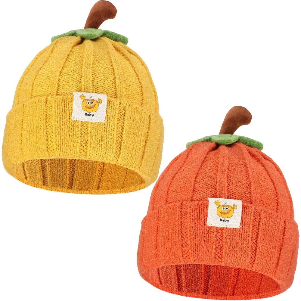 2 Buah Topi Labu Bayi Hallowee - Baby Hat Beanie ulasan dan harga