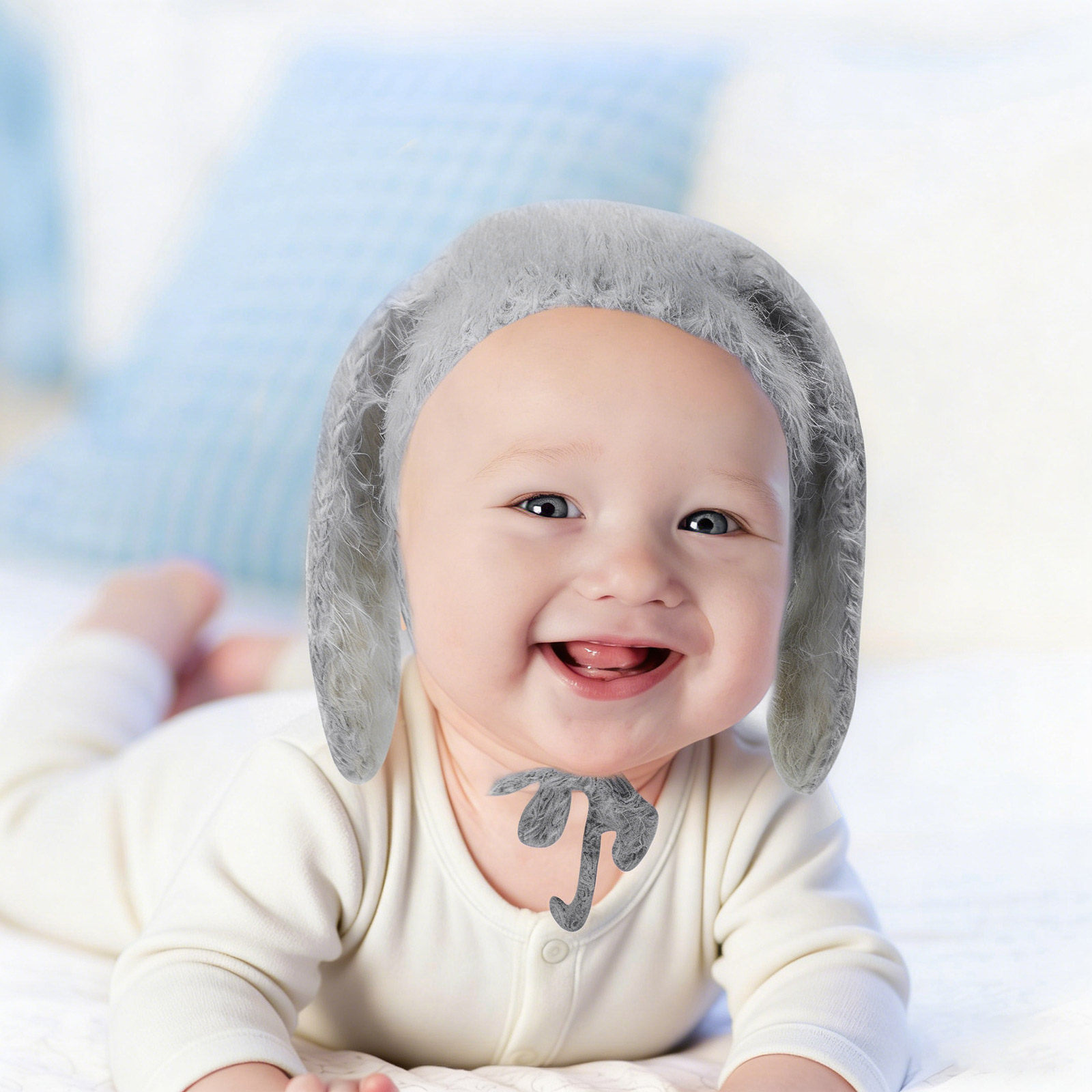 Topi Beanie Telinga Kelinci Ha - Baby Hat Beanie ulasan dan harga