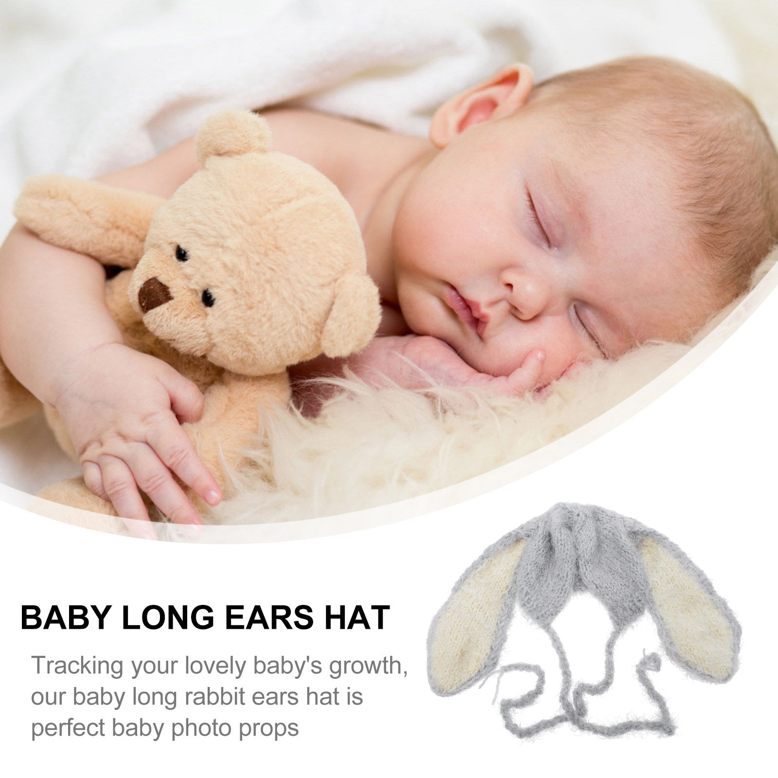 Topi Beanie Telinga Kelinci Ha - Baby Hat Beanie ulasan dan harga