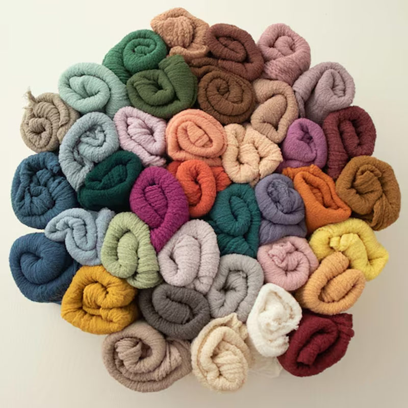 1 Buah/Kain Kasa Gelembung Lem - Baby Clothing Fabric ulasan dan harga
