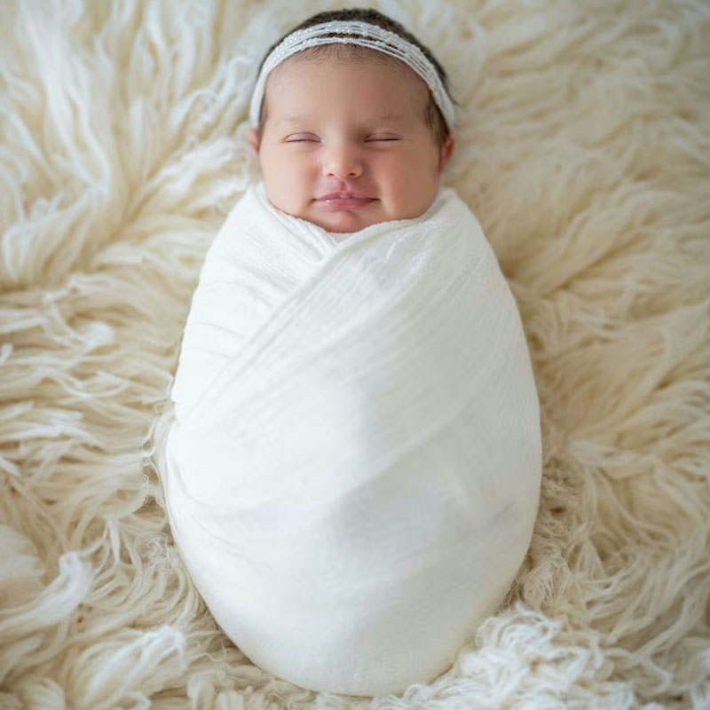1 Buah/Kain Kasa Gelembung Lem - Baby Clothing Fabric ulasan dan harga