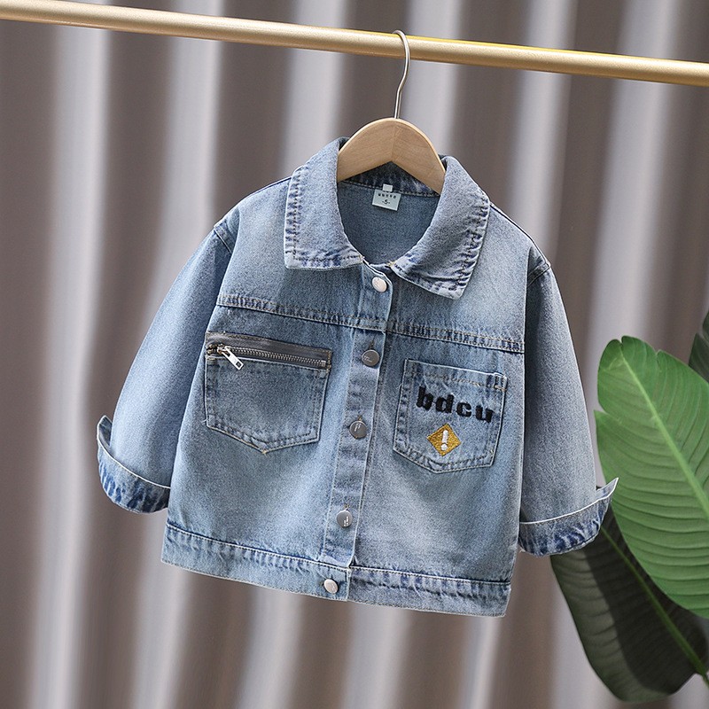 Jaket Denim Anak Bayi Gaya Luc - Baby Clothing Unisex ulasan dan harga