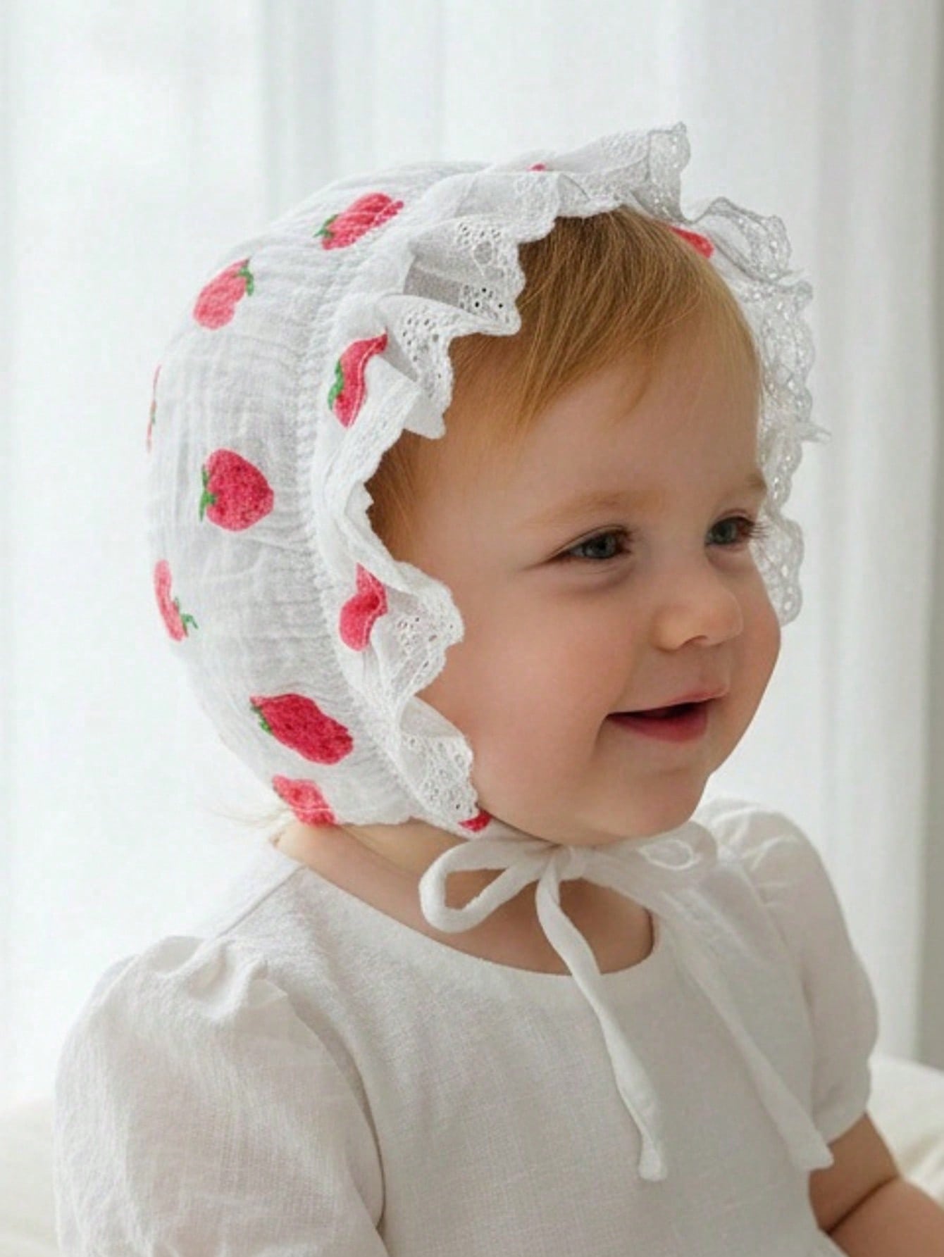 1 Buah Topi Bayi Renda Bunga A - Baby Hat Beanie ulasan dan harga