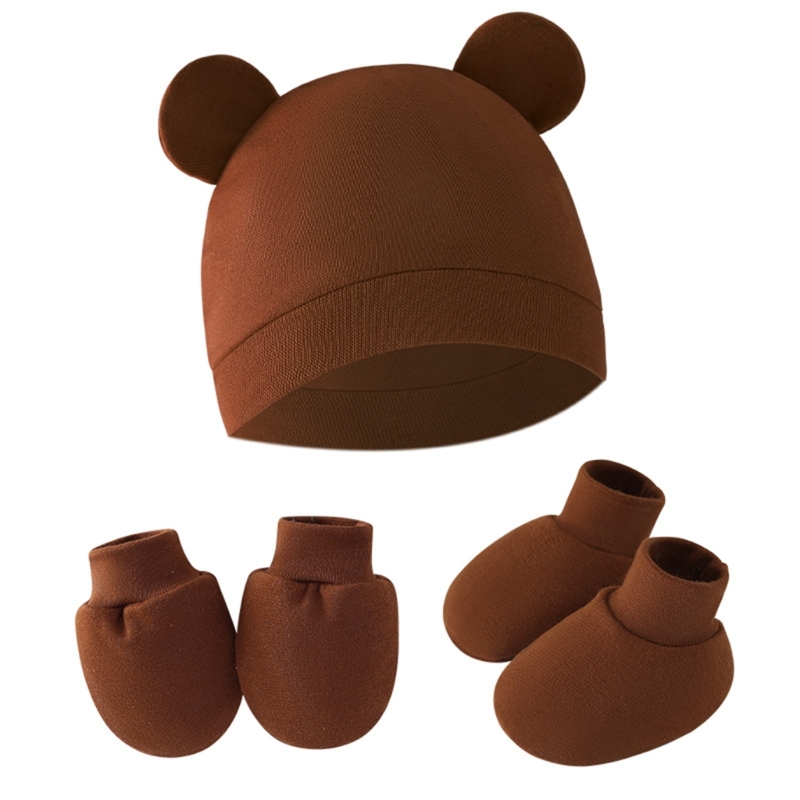 1 Set topi Beanie bayi baru la - Baby Mittens Scratch ulasan dan harga