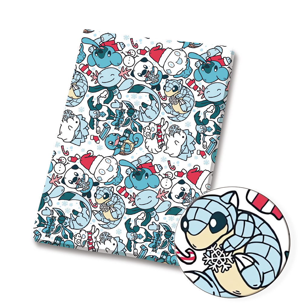 Pokemon kartun kain 140*50cm b - Baby Clothing Fabric ulasan dan harga