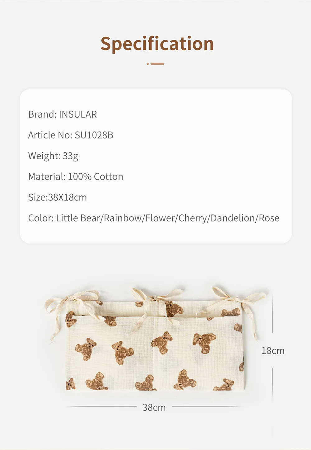 Organizer Tempat Tidur Bayi, T - Baby Clothing For Bed ulasan dan harga