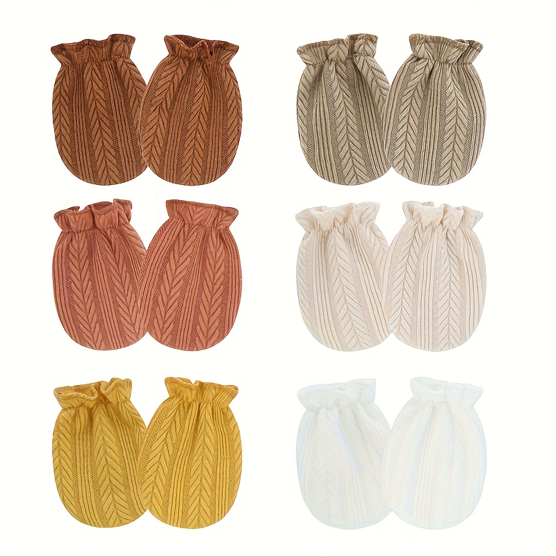 6 Pasang/Lot Sarung Tangan Bay - Baby Mittens Scratch ulasan dan harga