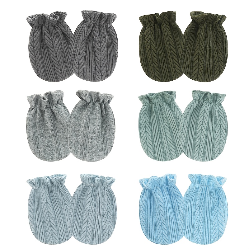 6 Pasang/Lot Sarung Tangan Bay - Baby Mittens Scratch ulasan dan harga