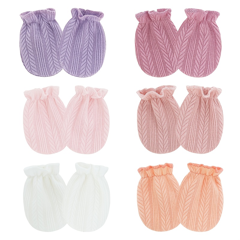 6 Pasang/Lot Sarung Tangan Bay - Baby Mittens Scratch ulasan dan harga